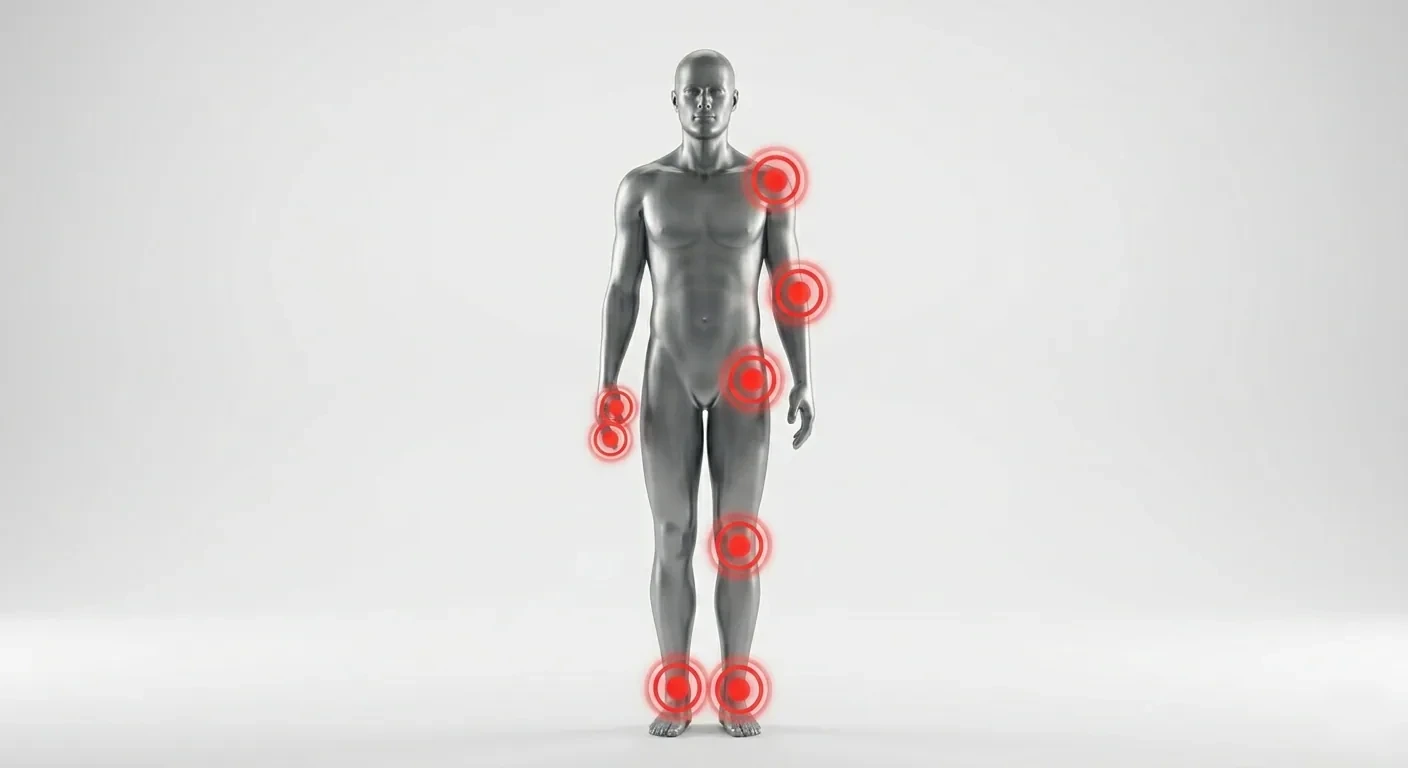 Behandlungsbereiche der ACP-Eigenbluttherapie am Körper